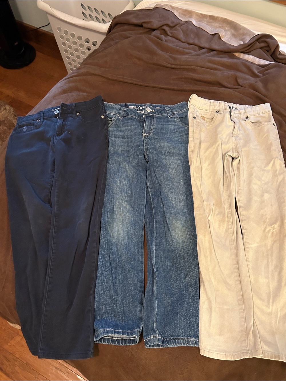 Boys Jeans - Navy, Blue & Beige Trio